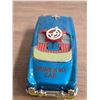 Image 2 : Vintage bump and go toy car- wind up- 6"L