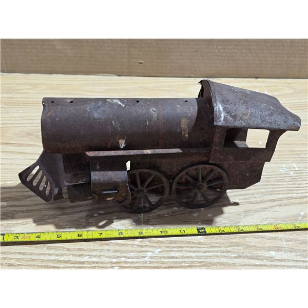 Antique metal  train- 13"L