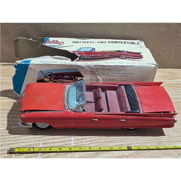 1961 model toy convertible- with original box