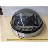 Image 1 : Rare- retro simpson seal record player- dome top silver tone- working- no speakers