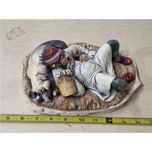 Ecstasy nature craft  figure 1972 hand painted