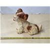 Image 1 : Chalkware dog- some wear- 10" by 8"H