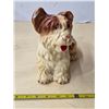 Image 3 : Chalkware dog- some wear- 10" by 8"H