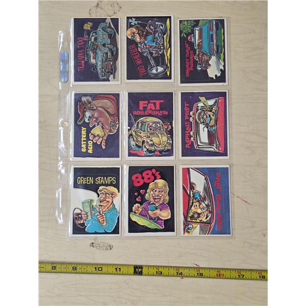 1977 dunruss cb dictionary sticker cards