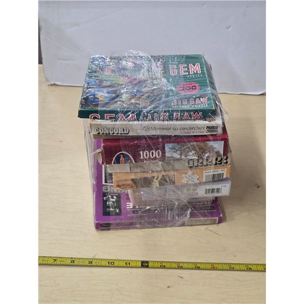 Lot of various puzzles