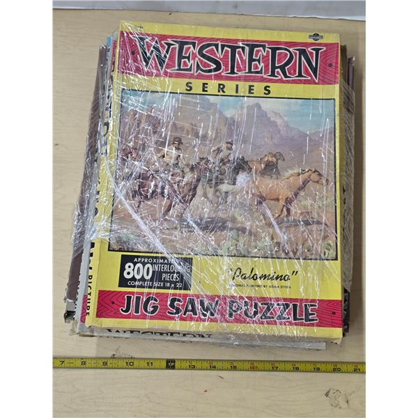 Lot of various puzzles
