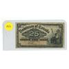 Image 1 : 1900 Dominion of Canada 25 Cents Shinplaster.
