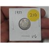 Image 1 : 1933 Canada Silver 10 Cents.