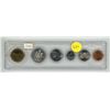 Image 1 : 1988 Canadian 6-coin uncirculated set housed in a plastic holder.