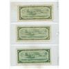 Image 2 : (3) 1954 Canada One Dollars.