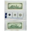 Image 2 : (2) 1967 Canada One Dollars. (Uncirculated), 1967 Canada Silver 25 Cents, Silver 10 Cents, 5 Cents.