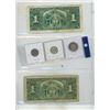 Image 2 : (2) 1937 Canada One Dollars and 1937 Canada Silver 25 Cents, Silver 10 Cents, 5 Cents (Dot After7).
