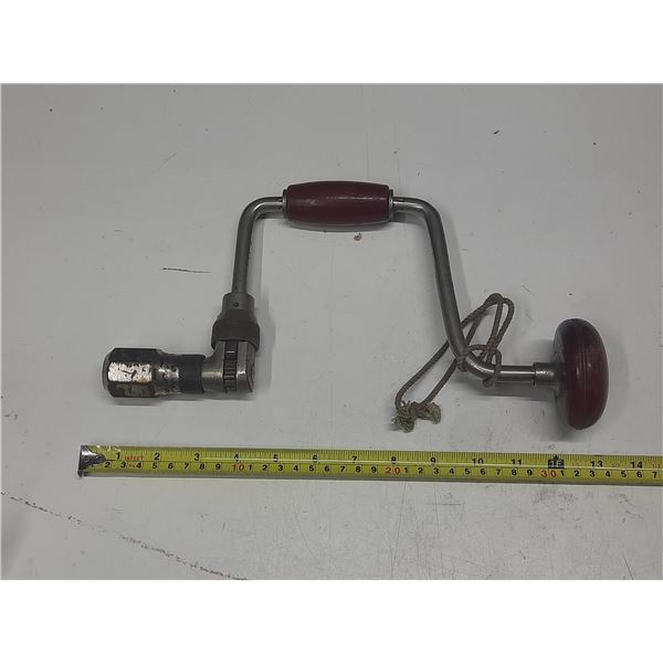 Vintage Millers Falls Auger Bit Brace Drill.
