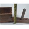 Image 6 : Vintage primitive wooden butter press.