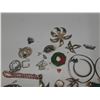 Image 6 : Large collection of assorted vintage costume jewelry, including brooches, necklaces, and bracelets.