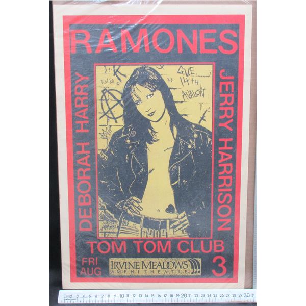 Ramones Concert Poster