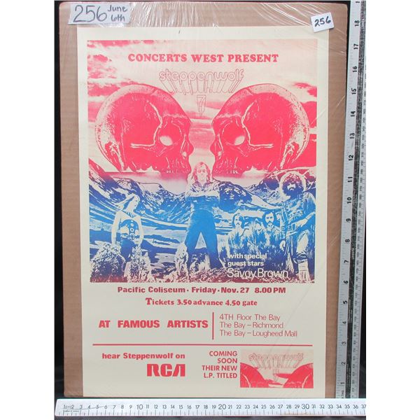 Steppenwolf Concert Poster