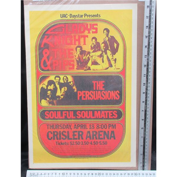 Glady's Knight and The Pips Concert Poster