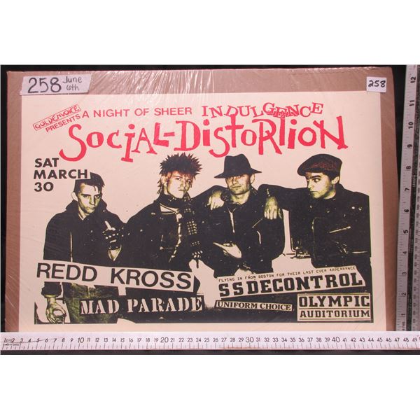 Social- Distortion Concert Poster