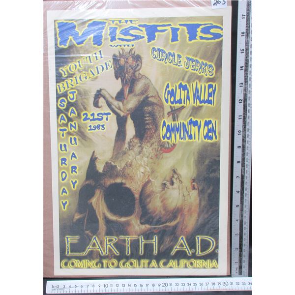 Misfits Concert Poster