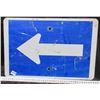 Image 4 : 2 Different Metal Arrow Highway Signs (24"x12" and 18"x12")