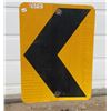 Image 5 : 1 Slow Moving and 1 Turn Approaching Metal Highway Signs (27"x23.5" and 17.5x 23.5")