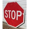 Image 2 : Lg. Metal Highway Stop Sign (29.5"x29.5")