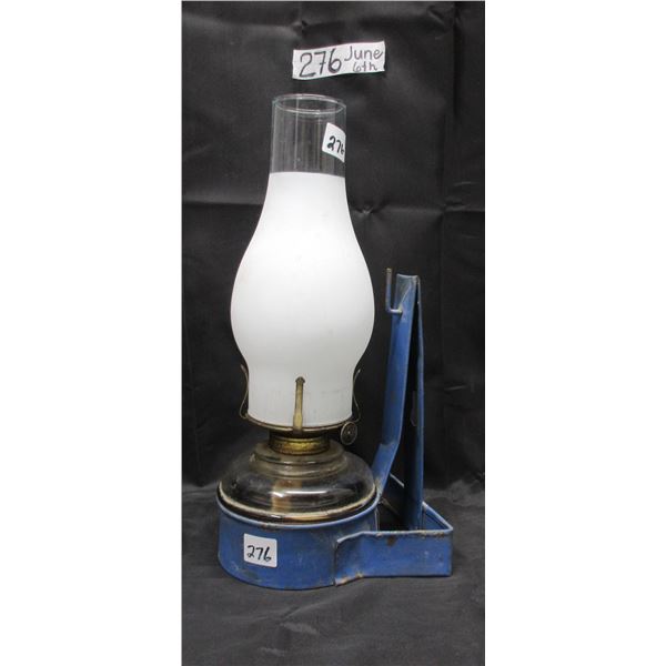 #2 Coal Oil Bracket Lamp with Chimney