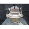 Image 4 : #2 Glass Colonial Coal Oil Lamp with Chimney