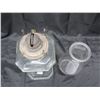 Image 8 : #2 Glass Colonial Coal Oil Lamp with Chimney