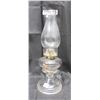 Image 1 : #1 Finger Hold Glass Coal Oil Lamp with Chimney