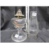 Image 3 : #1 Finger Hold Glass Coal Oil Lamp with Chimney