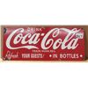 Image 1 : Porceline Coka Cola Sign 12"x5"