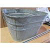 Image 4 : Square Galvanized Wash Tub