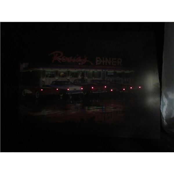 Lg. Rosies Diner Light-up Picture ( Working)