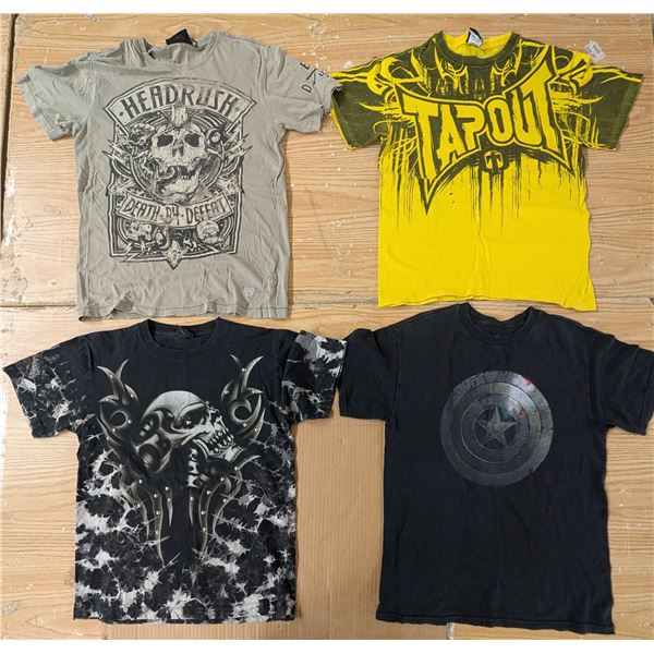 (4) T-Shirts – Men’s Size SM