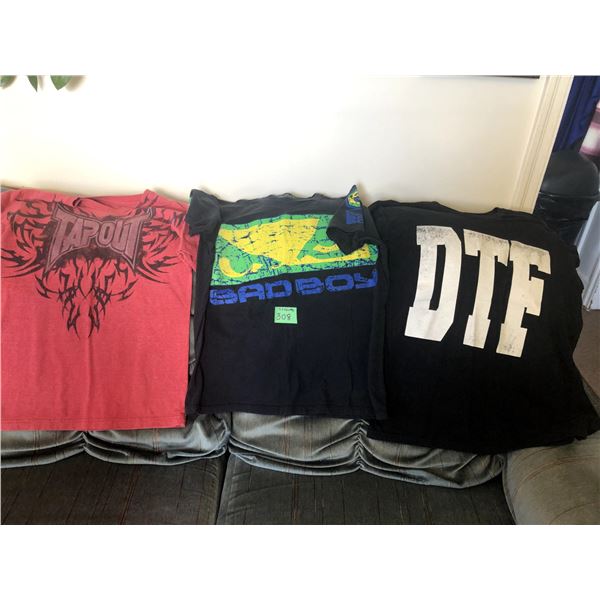 (3) T-Shirts – Men’s Size MED