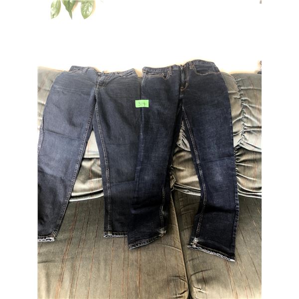 Jeans (2) Pair - Youth Size 14