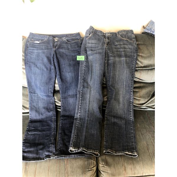 Jeans (2) Pair - Woman’s Size 14