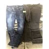Image 1 : Jeans (2) Pair – Ladies’ Size 10.  American Eagle Tribal