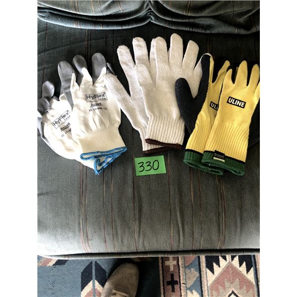 (3) Pair Gloves – Size L
