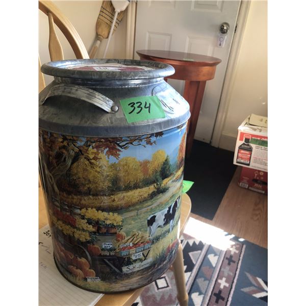 Painted Milk Jug w/ Handles