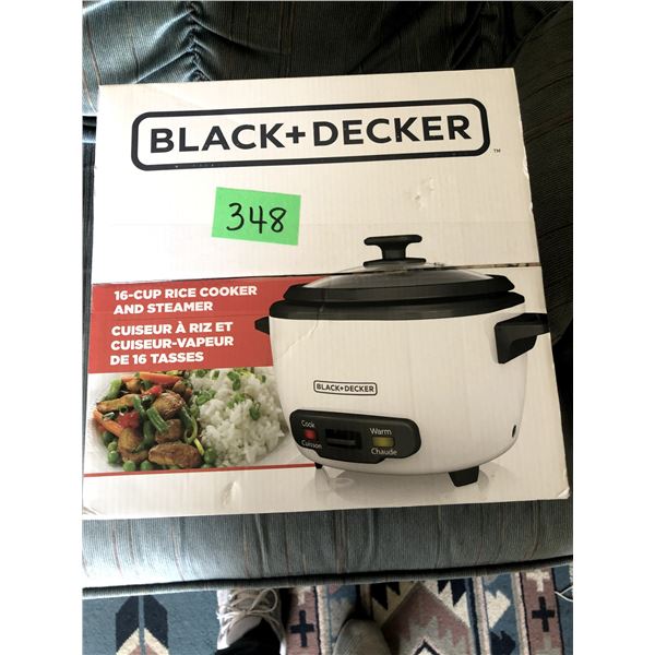 Rice Cooker – Black & Decker – NEW