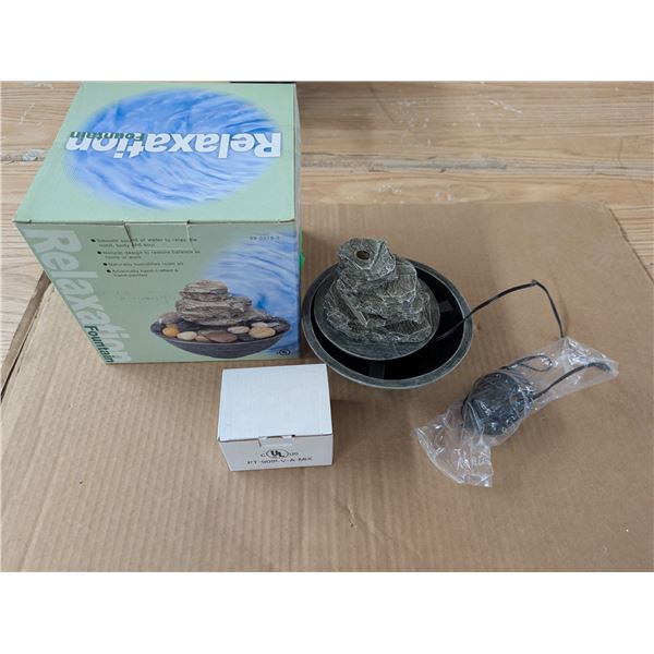Table Fountain – Relax w/ Sound of Water – NEW