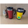 Image 1 : (2) Travel Mugs & Shaker