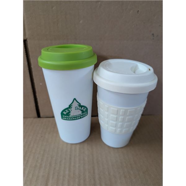 (2) Travel Mugs