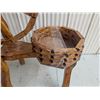 Image 3 : Planter – Wooden Spinning Wheel