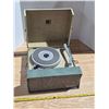 Image 1 : Vintage record player with speaker