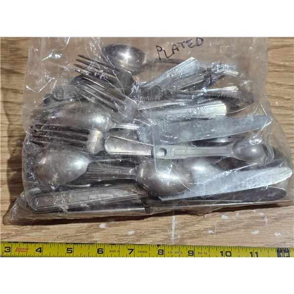 Silver plated cutlery