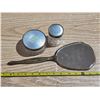 Image 1 : Vintage mirror and make up containers